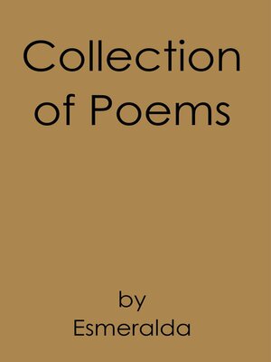 cover image of Collection of Poems